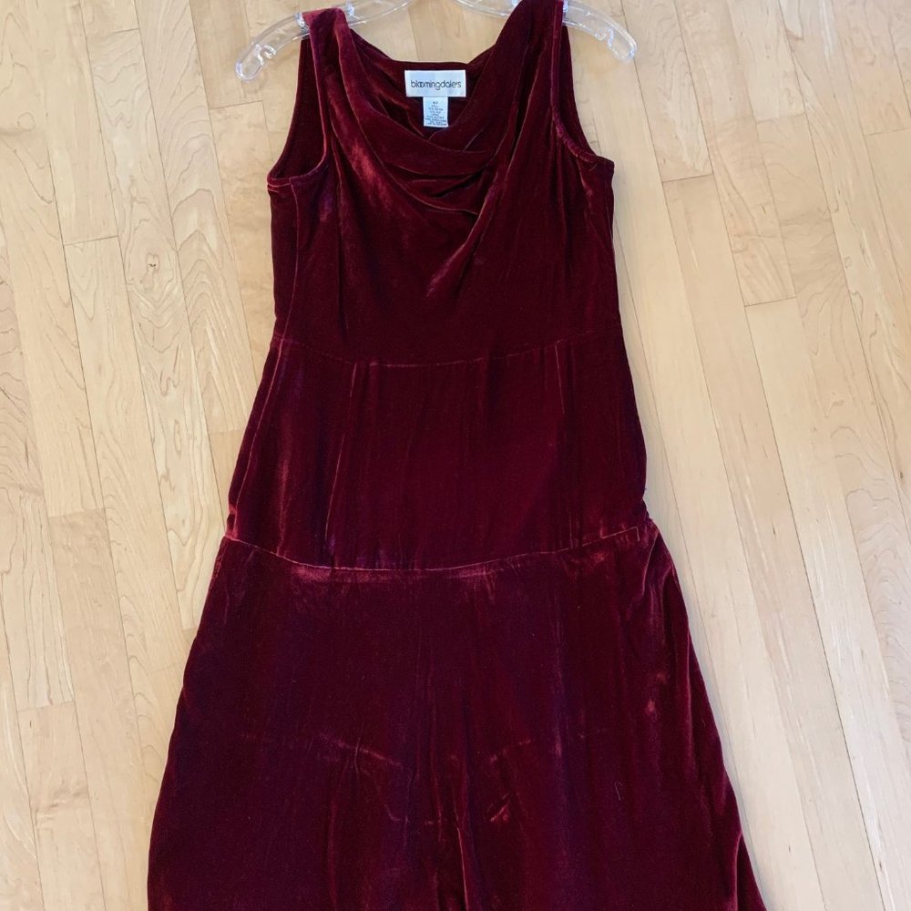 Bloomingdales Velvet Dress